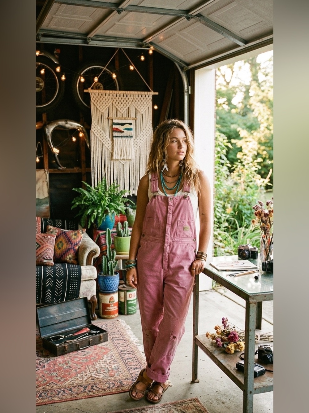 C.C. Schmidt Workwear Pink Jumpsuit